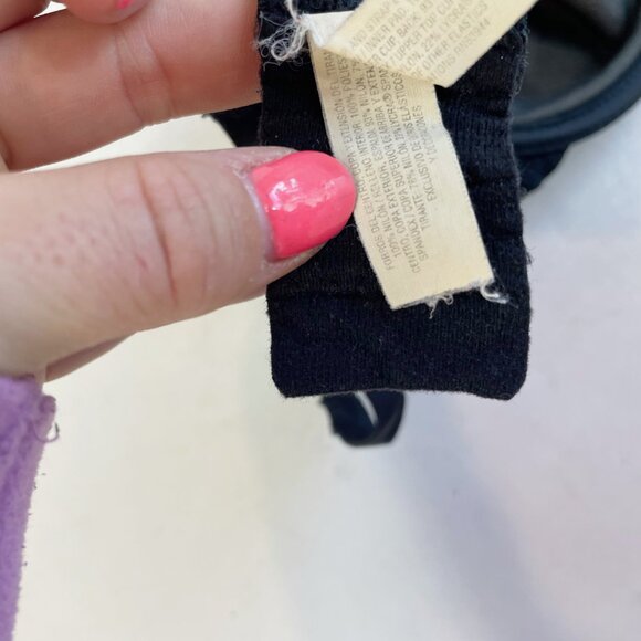 Wonderbra Underwired Push-Up Bra Black 32D Womens Lightly Lined Vintage Lingerie - Picture 6 of 8